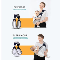 Marsupiu Ergonomic pentru Bebeluși cu Plasă Respirabilă — Confort Maxim! 🌟👶