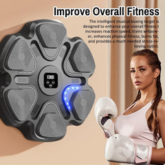 Tinta Electronică de Box Muzicală cu Bluetooth și 10 Moduri — Distracție și Antrenament Activ! 🎶🥊