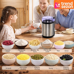Rasnita Electrica de Cafea cu Cutite Inox 180W — Macinare Rapida si Uniforma ☕✨