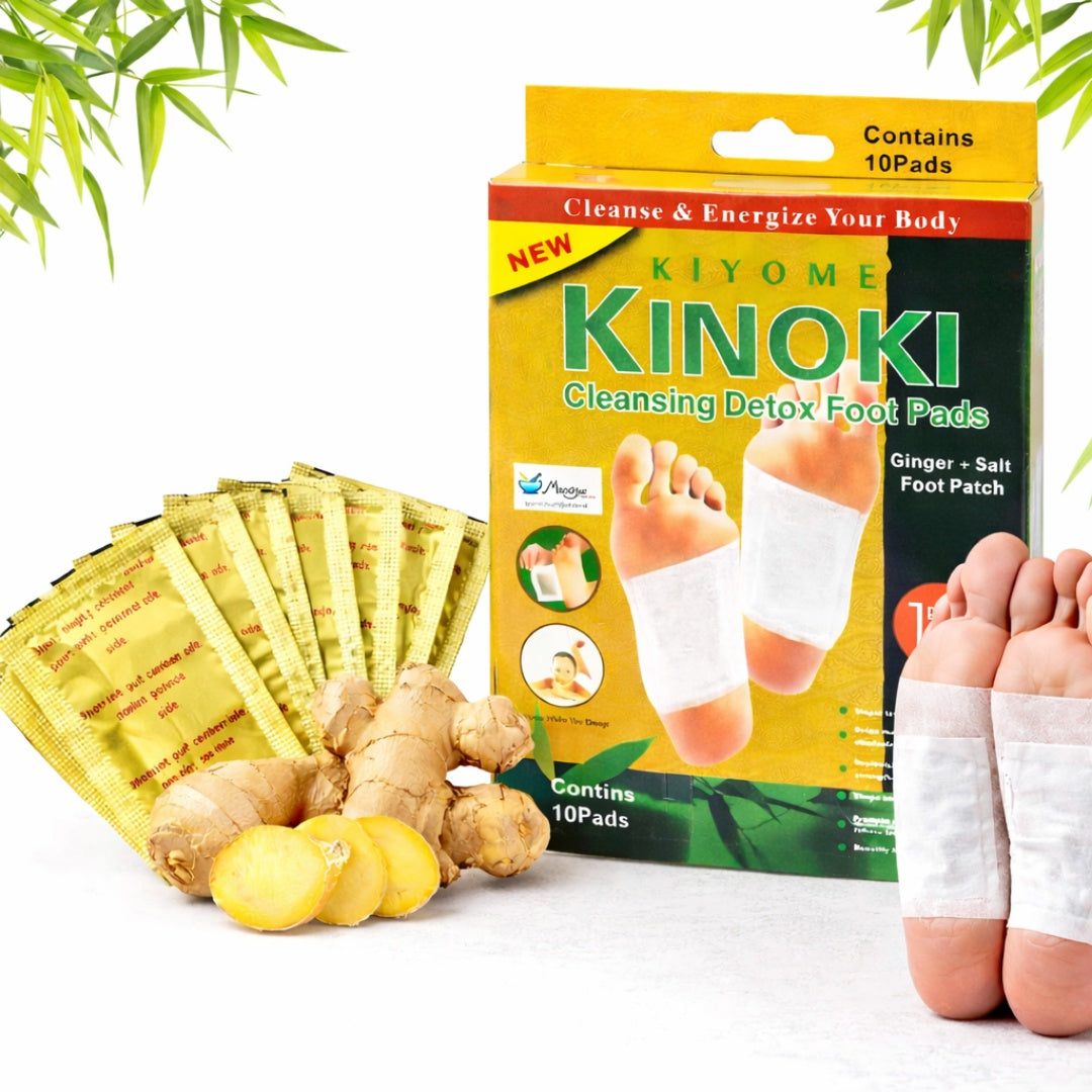 Plasturi Detoxifiere cu Ghimbir — Revitalizare Naturală a Picioarelor 🌱✨