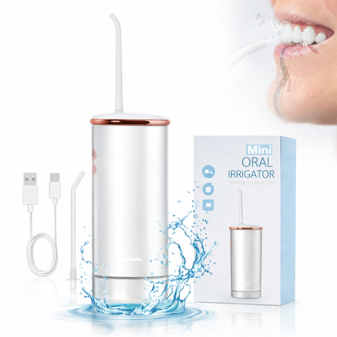 Irigator Dentar Electric Mini Din Inox — Igienă Orala Superioară! 🦷✨