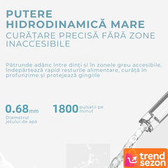 Irigator Dentar Electric Mini Din Inox — Igienă Orala Superioară! 🦷✨