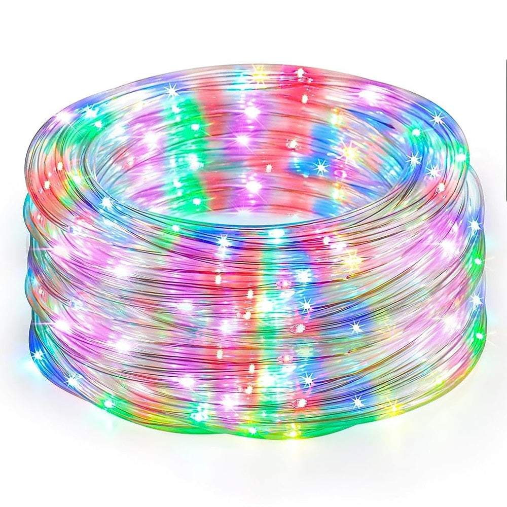 Instalație Festivă cu Furtun LED, 10 m, 8 Moduri de Iluminare — Magie pentru Sărbători 🎄✨