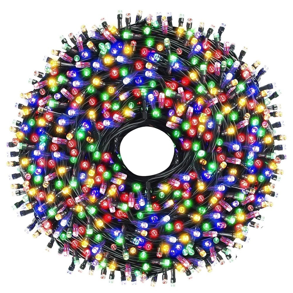 Instalație de Crăciun Liniară Multicolor 15 m cu 200 LED-uri — Magia Sărbătorilor✨🎄