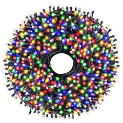 Instalație de Crăciun Liniară Multicolor 15 m cu 200 LED-uri — Magia Sărbătorilor✨🎄