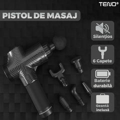 Aparat Profesional pentru Masaj Tip Pistol — Ușurință și Relaxare Instantanee 💆♂️✨