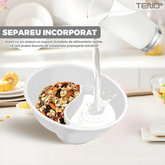 Bol Cereale Multifuncțional 3 în 1 cu Separator — Perfect pentru Mic Dejun! 🥣🥳