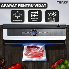 Aparat de Vidat Automat cu Furtun Inclus — Păstrează Prospețimea Alimentelor! 🥦🍖
