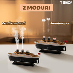 Difuzor Aromaterapie cu Design Nava Croazieră — Crează Atmosferă Relaxantă 🚢✨