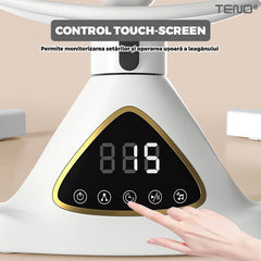 Leagăn Electric pentru Bebeluși cu Control Tactil — Relaxare Muzicală și Distracție 🎶💤
