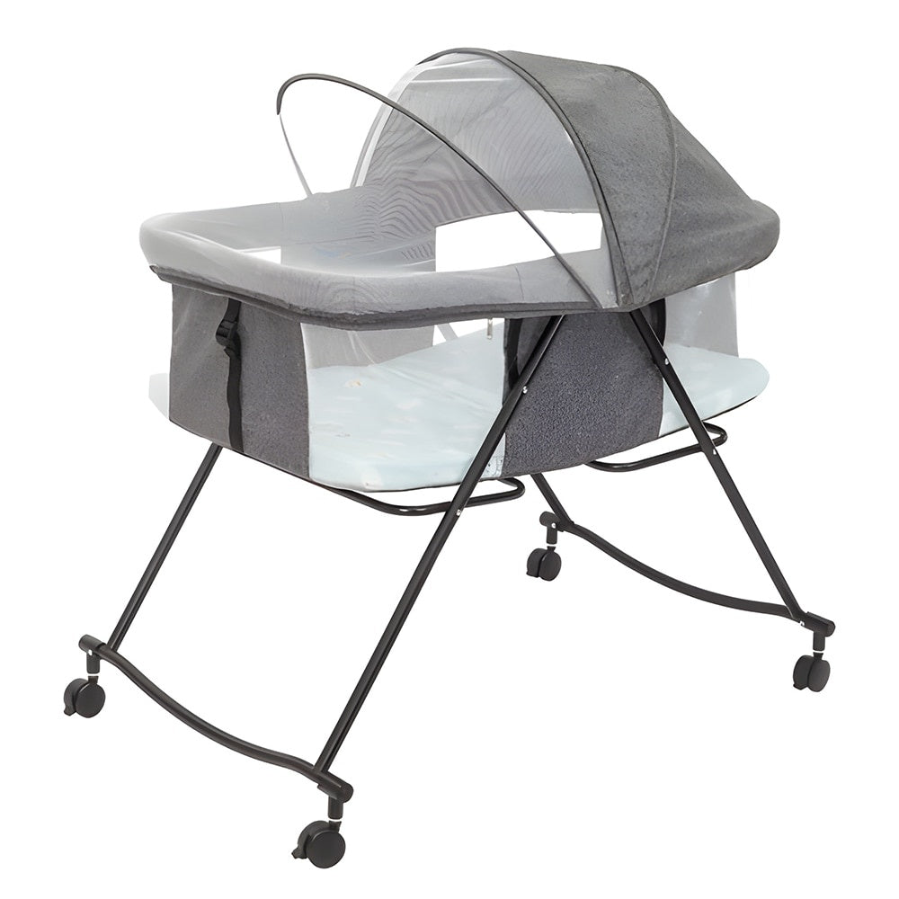 Pătuț Pliabil pentru Bebe cu Roti Retractabile — Confort și Siguranță 🌟🛌