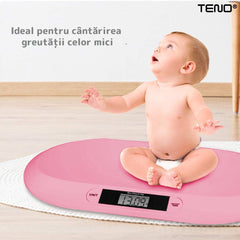Cantar Electronic Ergonomic cu Display LCD — Precizie de Gram 🌟🎀