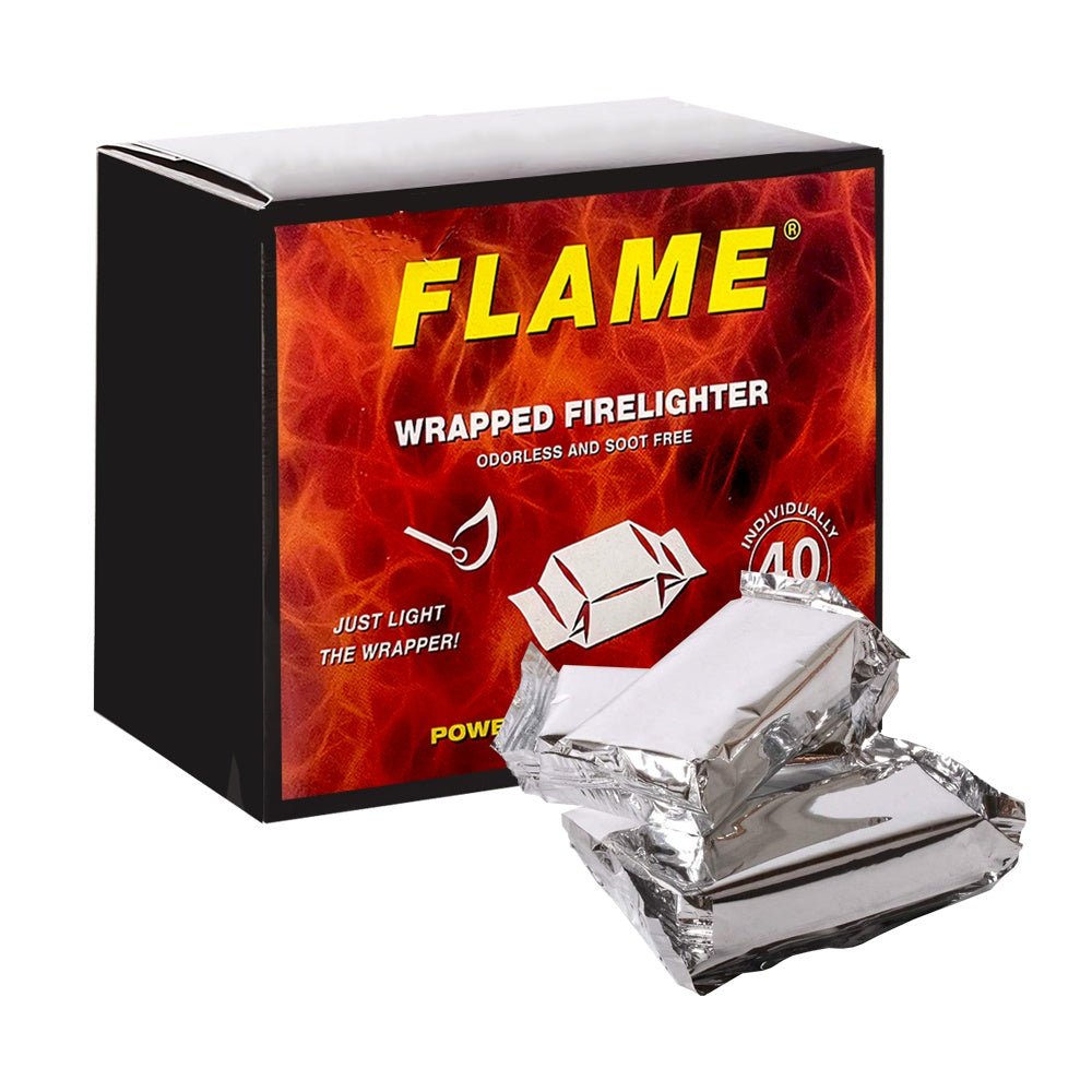 Set 40 Pastile Aprinzătoare pentru Foc — Fără Miros, Ardere Îndelungată 🔥🌲