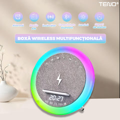 Boxă Portabilă Multifuncțională LED RGB — Sunet de Calitate și Distracție! 🎶✨
