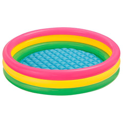 Piscină Gonflabilă Colorată pentru Copii 130x35 cm — Distracție Acvatică Garantată! 🌊🌈