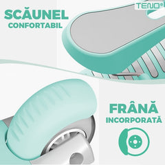 Trotinetă pentru Copii 2 în 1 cu Scaunel și Lumini LED — Distracție și Siguranță! 🛴✨