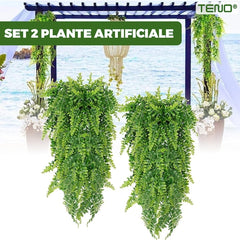Set 2 Plante Artificiale Iedera cu Aspect Natural — Decor Desăvârșit 🌿✨