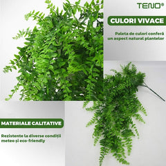 Set 2 Plante Artificiale Iedera cu Aspect Natural — Decor Desăvârșit 🌿✨