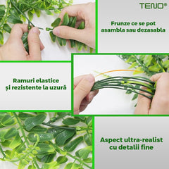 Set 2 Plante Artificiale Iedera cu Aspect Natural — Decor Desăvârșit 🌿✨