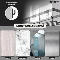 Set 2 Rafturi pentru Baie din Oțel Inoxidabil — Organizare Elegantă 🛁✨