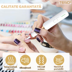 Pila Electrică Profesională pentru Manichiură și Pedichiură — Performanță Wireless 18000 RPM ⚡💅