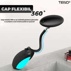 Baterie Chiuvetă Baie cu Iluminare LED și 4 Tipuri de Jet — Stil Modern 🛁✨