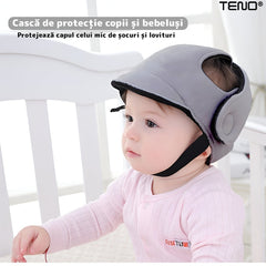 Cască de Protecție pentru Bebeluși și Copii Reglabilă — Confort și Siguranță 🌟👶