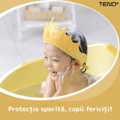 Palarie de Baie pentru Copii Forma Coroană - Protecție Răcoritoare 🏖️👑