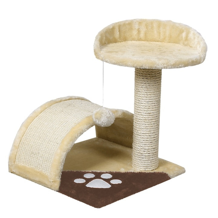 Ansamblu de Joacă pentru Pisici cu Spațiu de Relaxare — Distracție Garantată! 🐾🎾