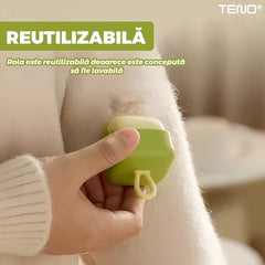 Rola Mini Antiscame Reutilizabilă cu Silicon Lavabil — Curățare Eficientă! 🧼✨