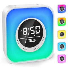 Ceas Alarmă Multifuncțional RGB cu Bluetooth — Te Bucrează În Fiecare Dimineață! ⏰🎶