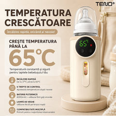 Încălzitor Portabil pentru Biberoane cu Ecran LCD — Confort pentru Bebelușul Tău! 🌼🍼